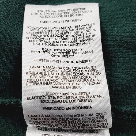 Columbia Sweater Womens Medium Green Outdoor 1/4 Zip Fleece Pullover Ladies LOGO - Picture 12 of 13